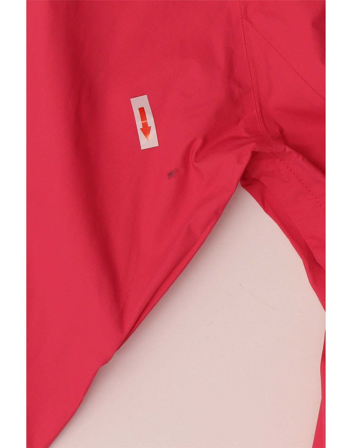 The North Face Dame Dryvent Hætte Regnjakke UK 14 Medium Pink Nylon