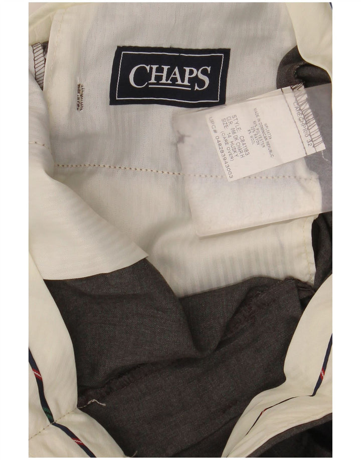 Chaps Boys Husky Straight Chino Bukser 13-14 år W30 L28 Grå Polyester