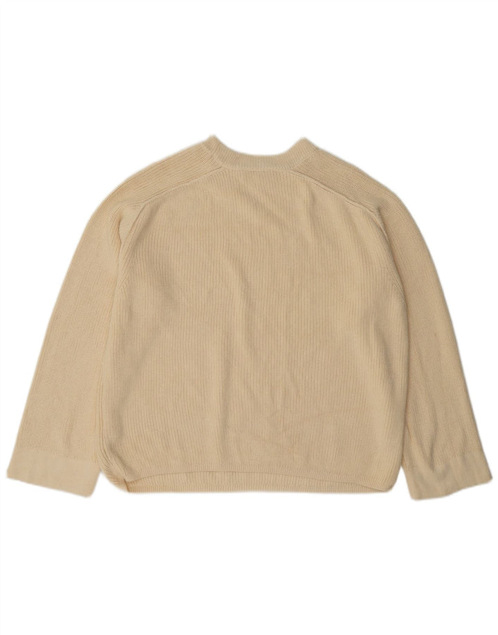 Tommy Hilfiger dame sweater med rund hals DK 14 Medium Off White