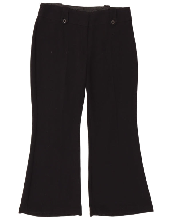 Marks & Spencer Dame Flare Casual Bukser UK 16 Large W34 L30 Black