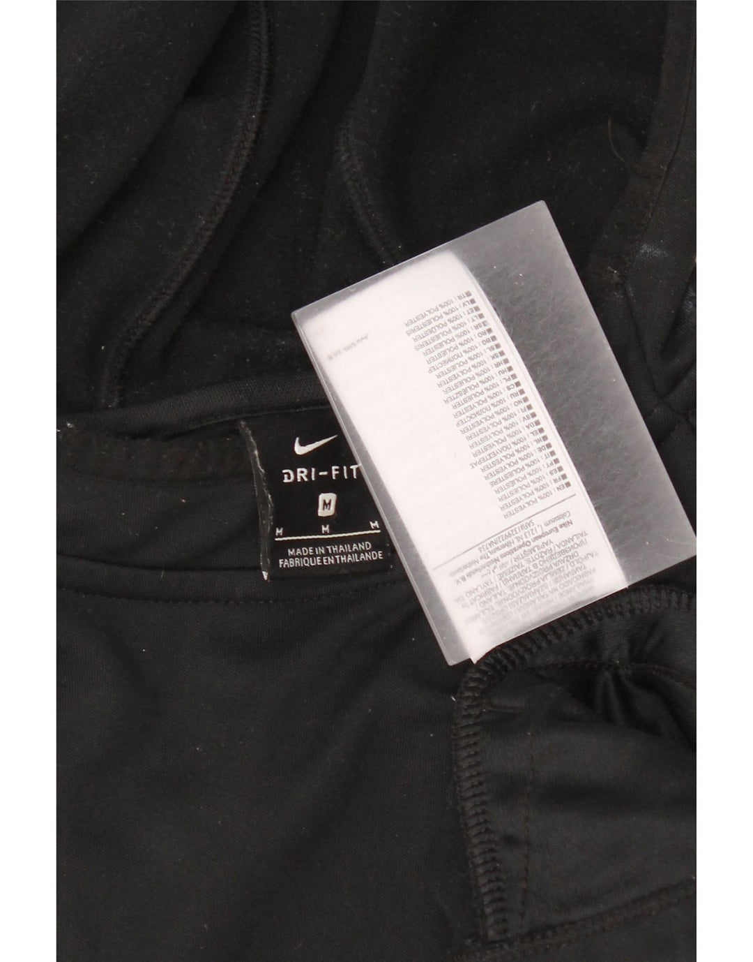 Nike Herre Dri Fit Hættetrøje Jumper Medium Sort Polyester