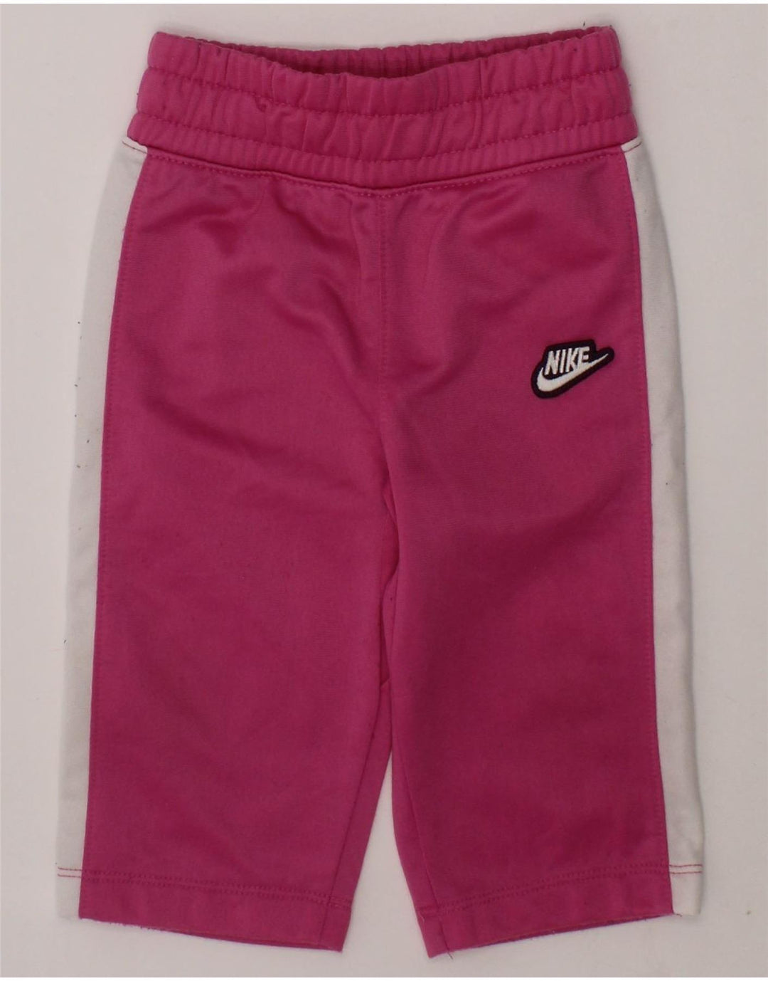 NIKE Baby Girls Tracksuit Trousers 6-9 Months  Pink Colourblock Polyester Vintage Nike and Second-Hand Nike from Messina Hembry 