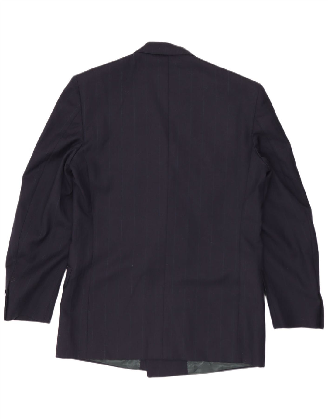 Renato Fagnucei Herre Blazer Jacket IT 46 Small Navy Blue Pinstripe