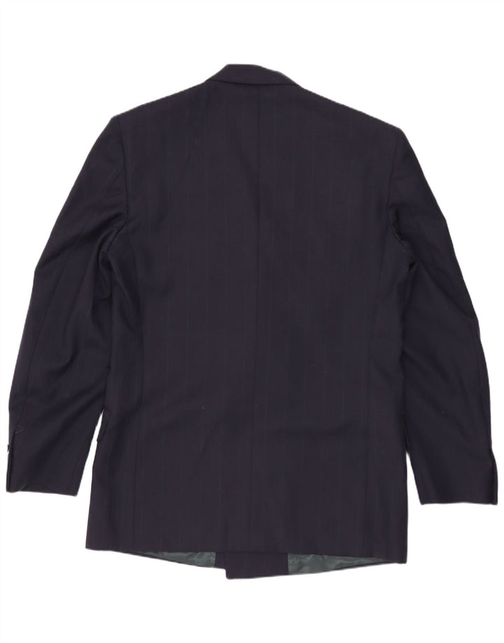 Renato Fagnucei Herre Blazer Jacket IT 46 Small Navy Blue Pinstripe