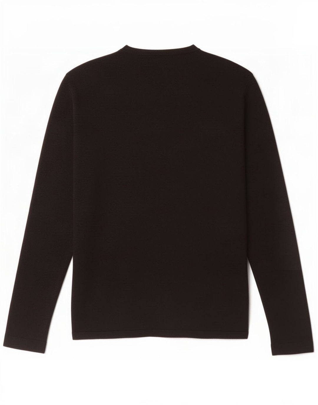 Zara Herre Top Langærmet Medium Sort Viscose