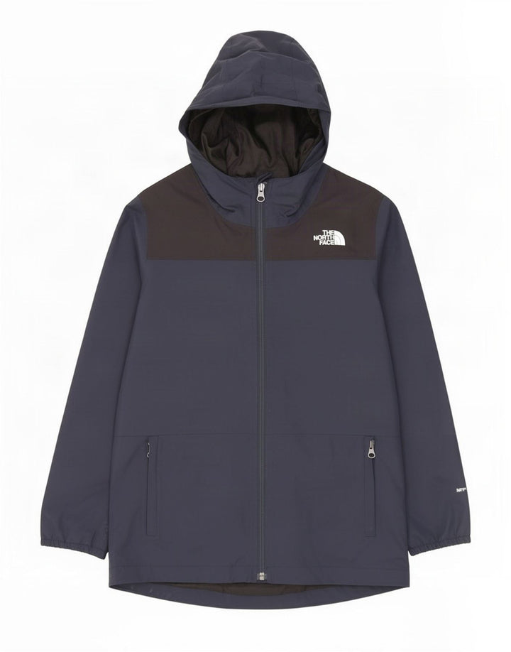 The North Face Boys regnjakke 11-12 år Large Navy Blue Colourblock
