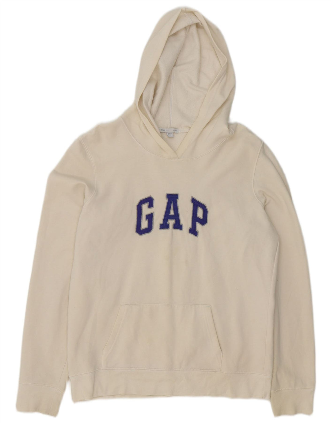 Gap Herre grafisk hættetrøje Jumper Medium Hvid Bomuld