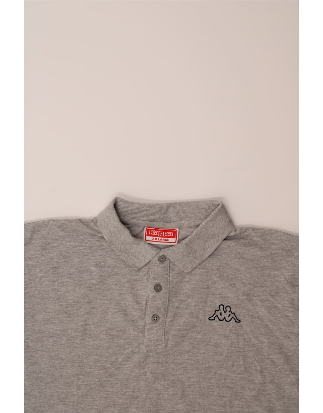 KAPPA Mens Polo Shirt 2XL Grey Vintage Kappa and Second-Hand Kappa from Messina Hembry 