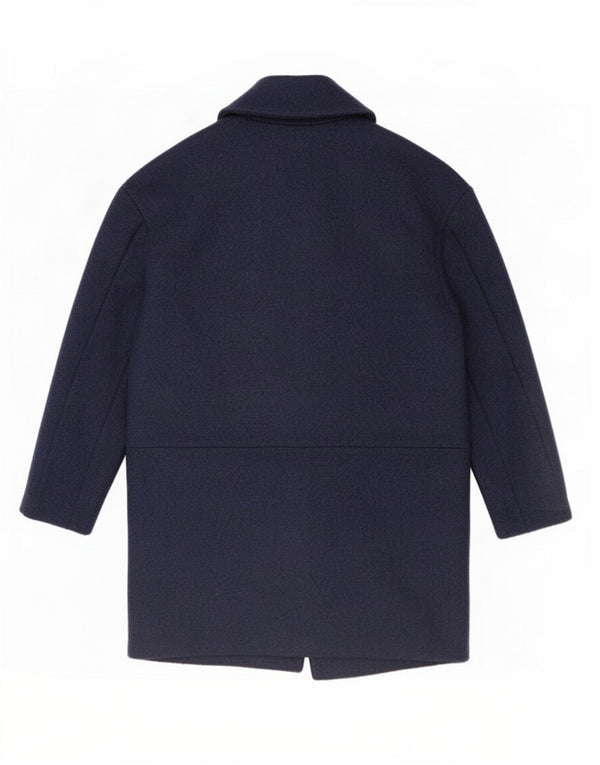 Marks & Spencer Womens Open Overcoat UK 12 Medium Navy Blue