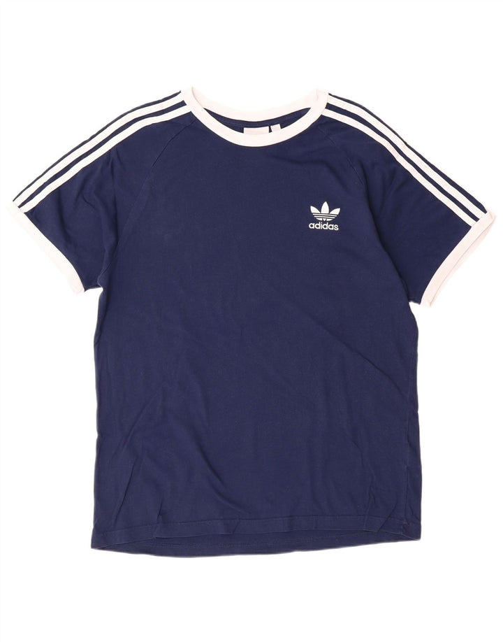 ADIDAS T-shirt top til mænd Stor marineblå bomuld