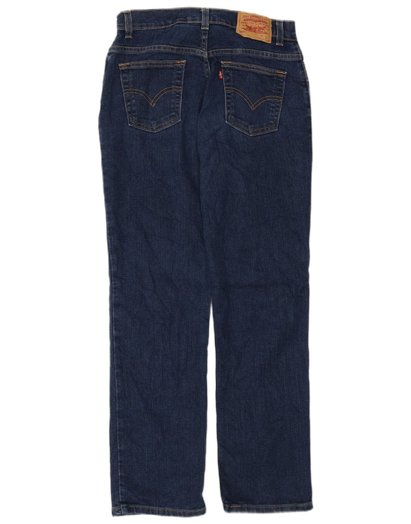 Levi's Dame 505 Lige Jeans med lav talje US 6 Medium W28 L28 Marineblå