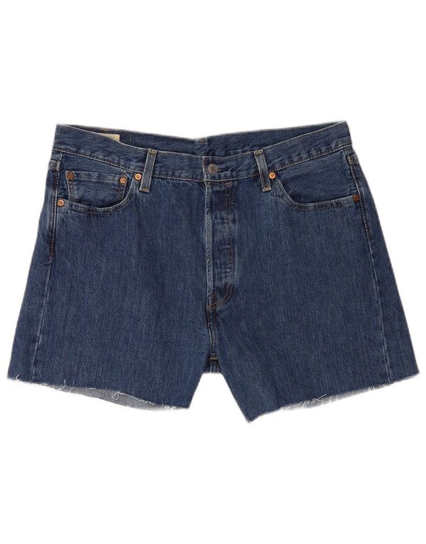Levi's Herre 501 denimshorts W36 Large Blue Cotton