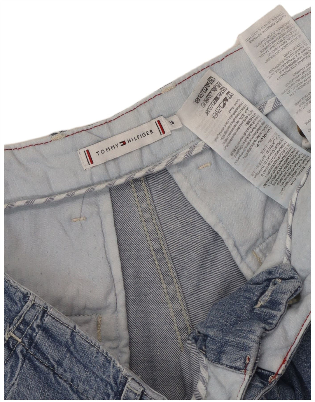 TOMMY HILFIGER Lige jeans til kvinder EU 38 Medium W32 L31 Blå Bomuld