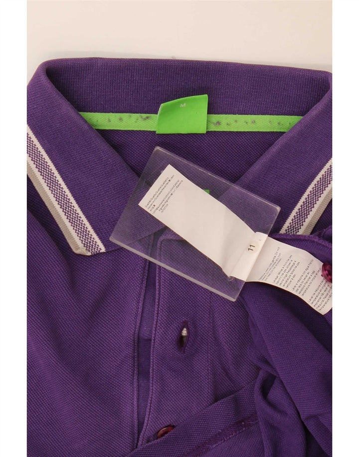 Hugo Boss Polo Shirt til mænd Medium Lilla Bomuld