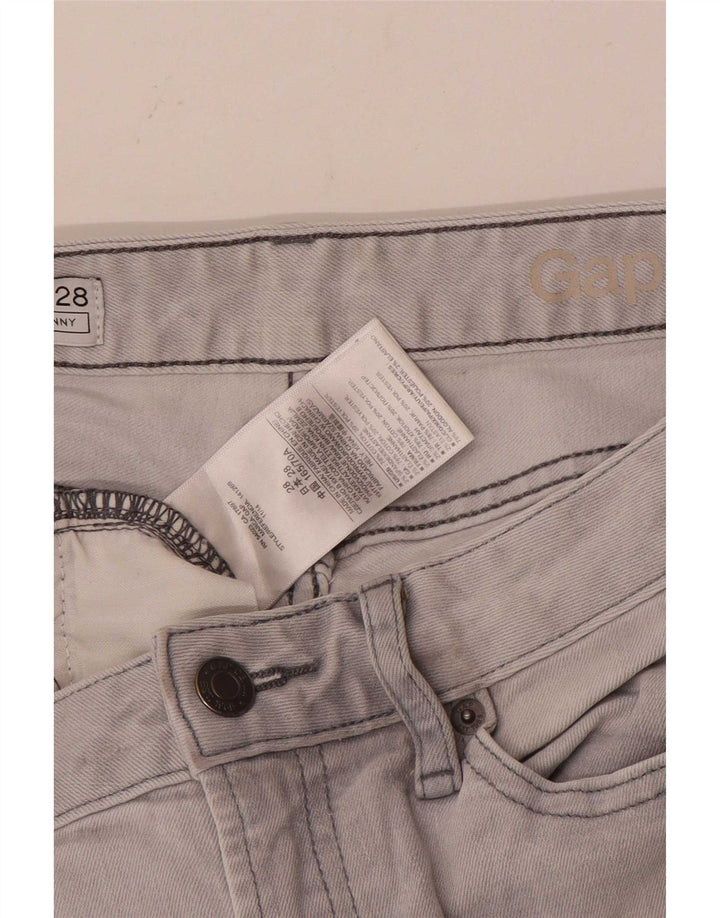 Gap Dame Skinny Jeans W28 L28 Grå Bomuld