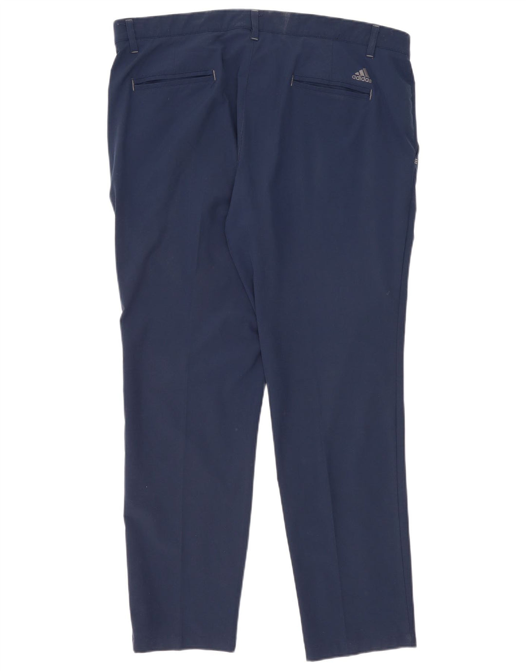 Adidas Slim Chino-bukser til mænd W38 L30 Marineblå polyester