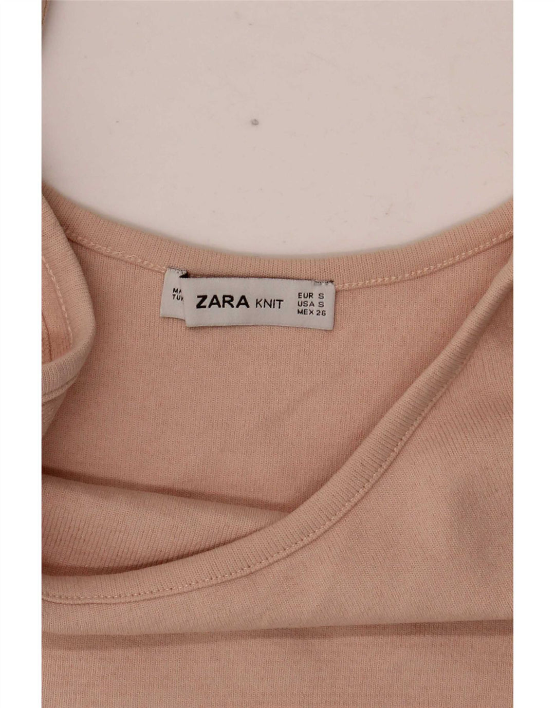 Zara Womens Crop Cami Top UK 8 Small Pink