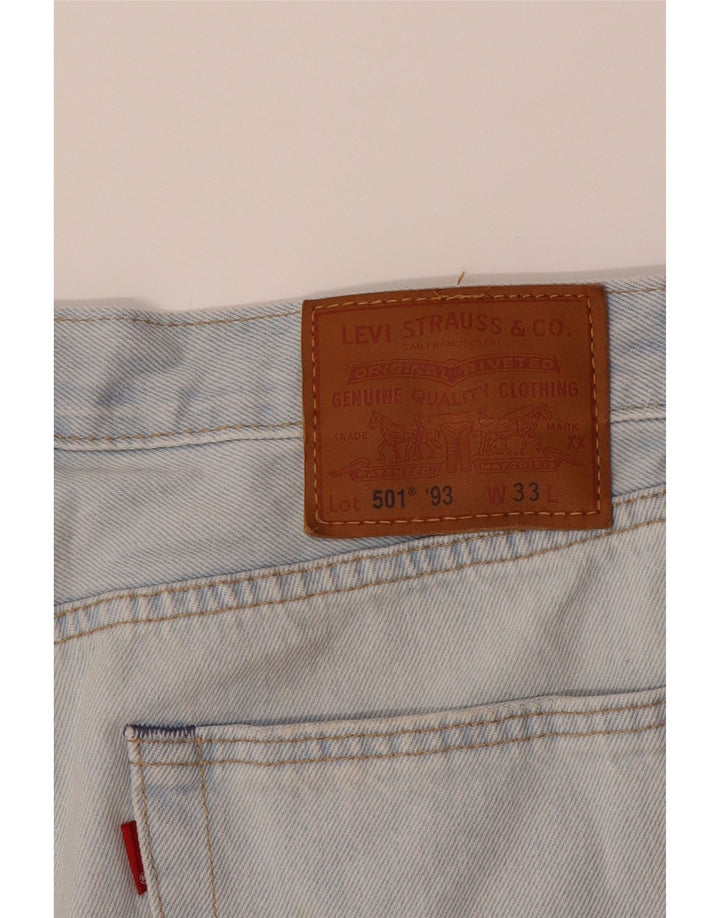 LEVI'S Mens 501 Denim Shorts W33 Medium  Blue