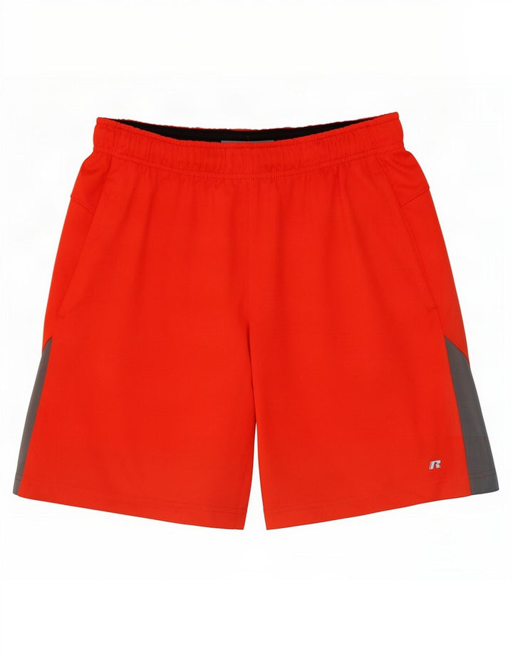 Russell Athletic Herre Sportshorts Medium Rød Colourblock Polyester