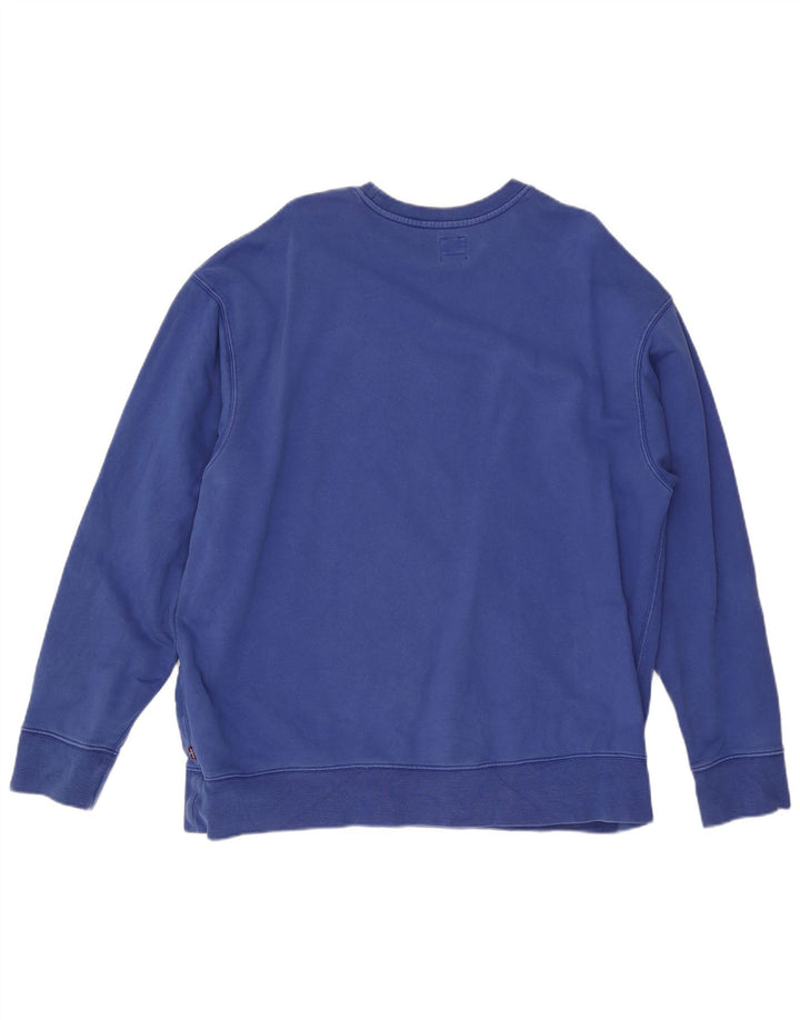 Levi's Herre Relaxed Graphic Fit Sweatshirt Jumper XL Blå Bomuld
