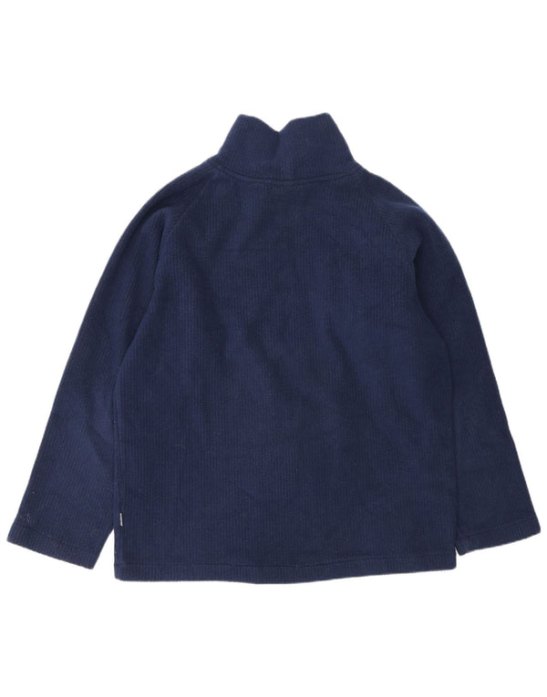 Ellesse Dame Oversized Fleece Jumper UK 16 Large Navy Blue Polyester