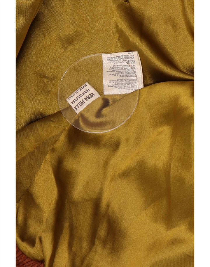 Vintage herre læderjakke IT 52 XL Brun