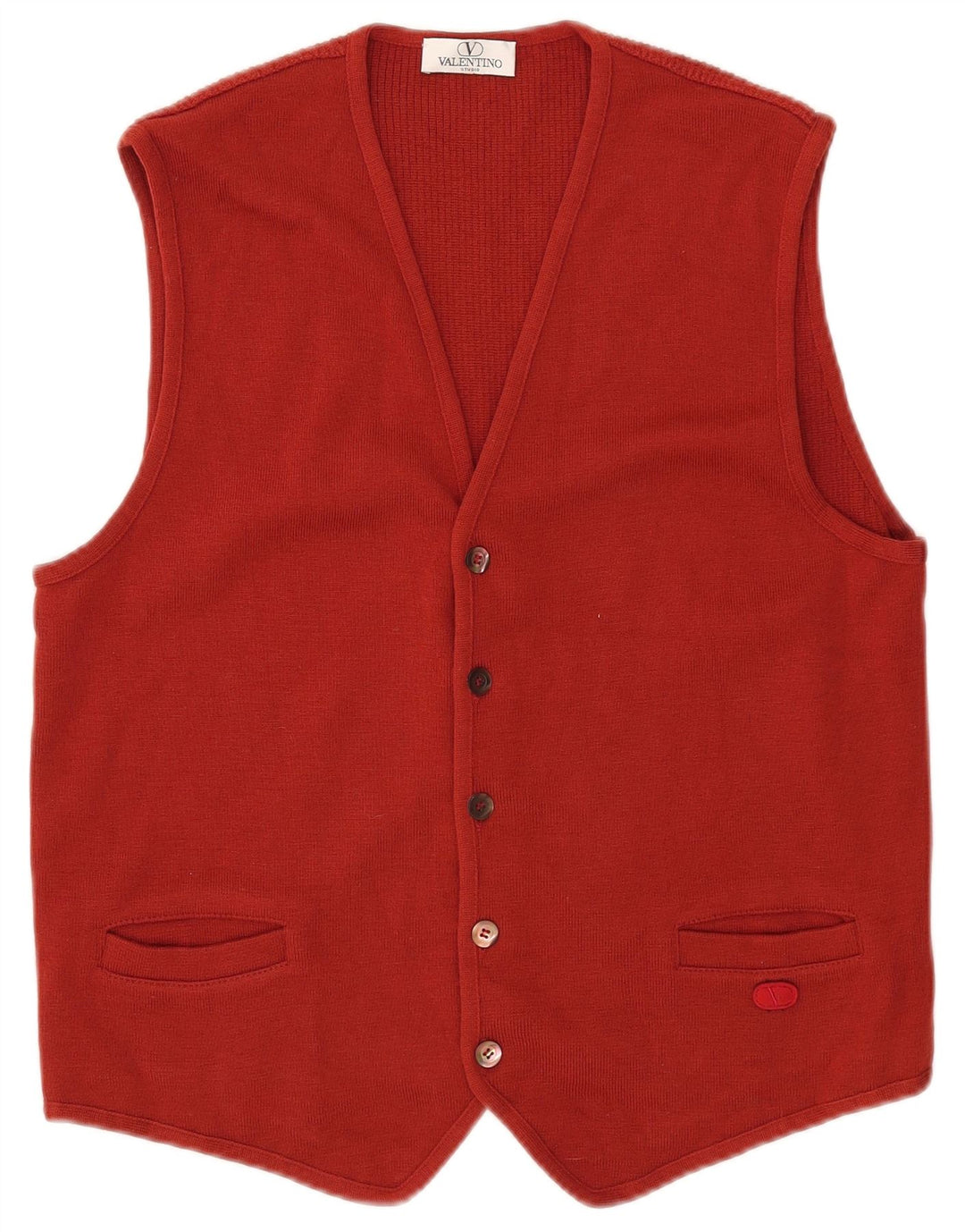Valentino Herrevest Medium Rød Merinould
