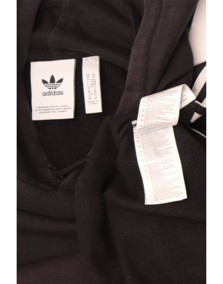 Adidas Herre hættetrøje Jumper Medium Sort Colourblock Bomuld