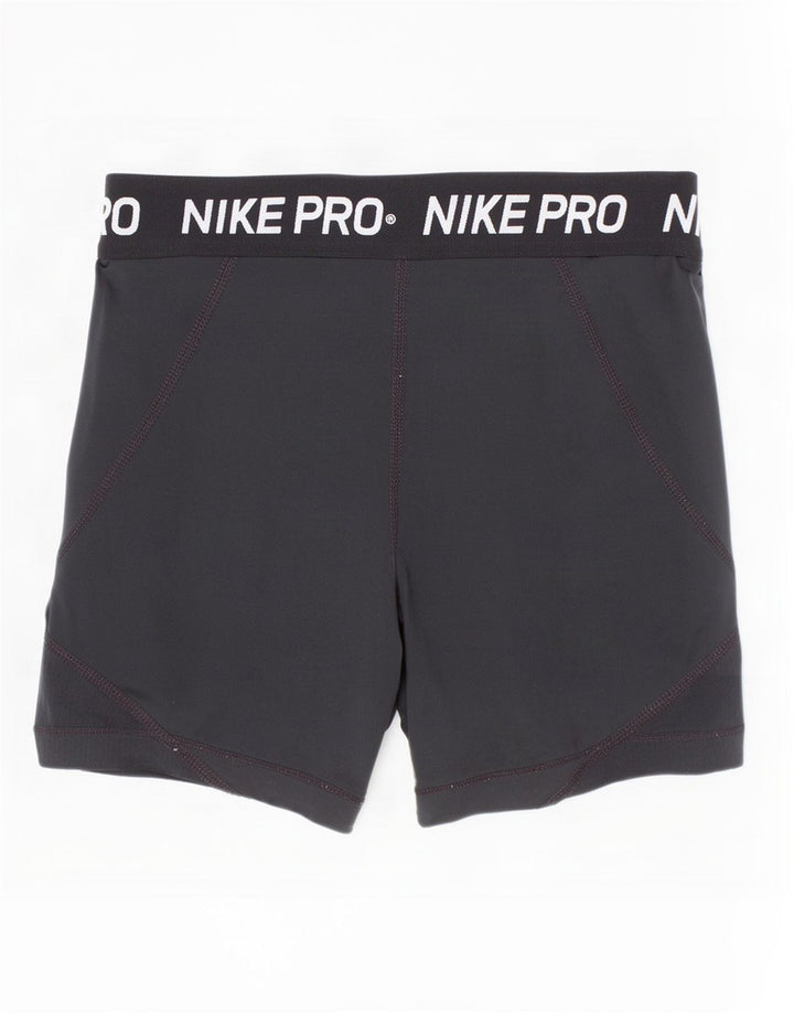 Nike piger Dri Fit grafiske sportsshorts 10-11 år medium sort polyester