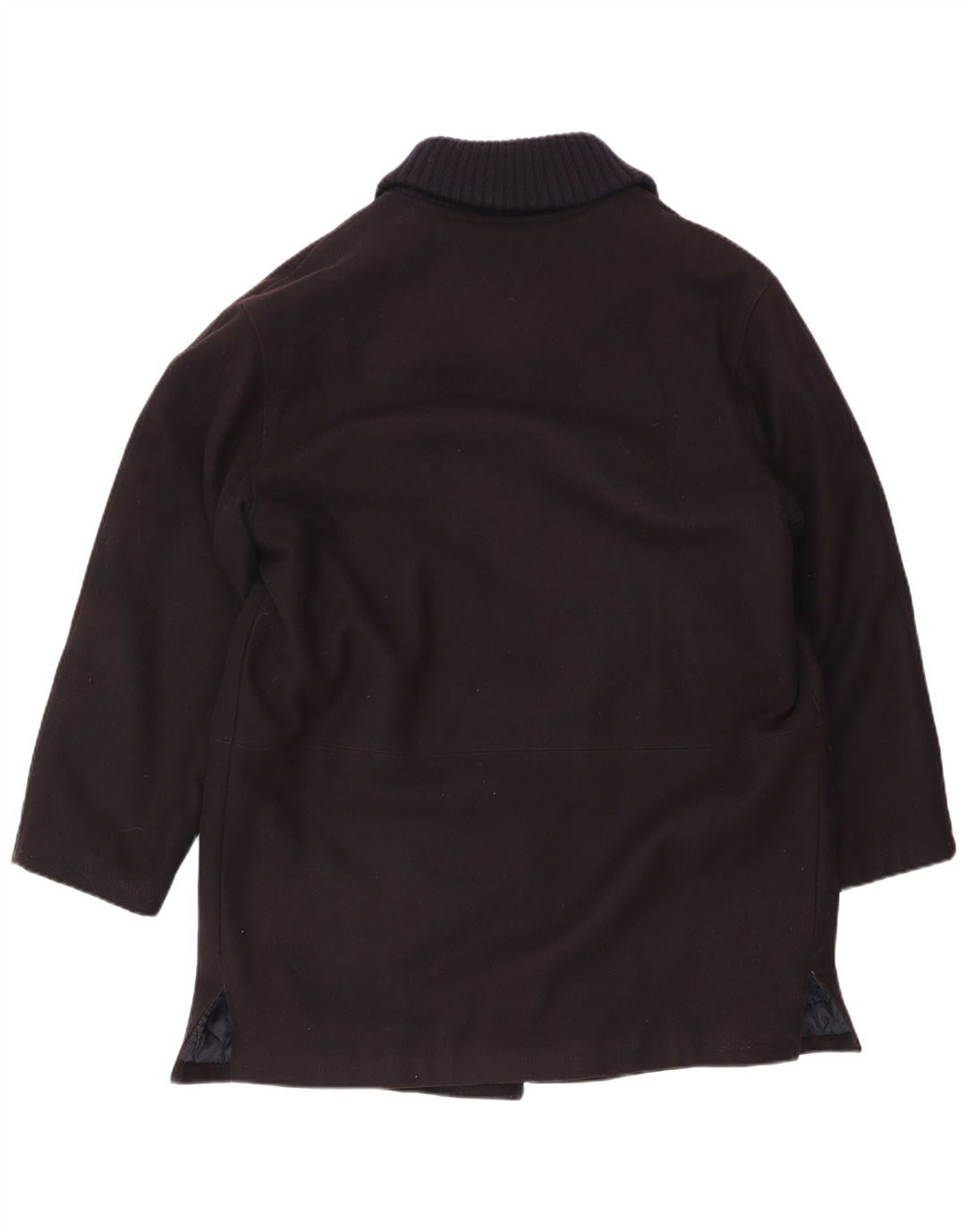 Vintage overfrakke til mænd UK 42 XL Sort viskose