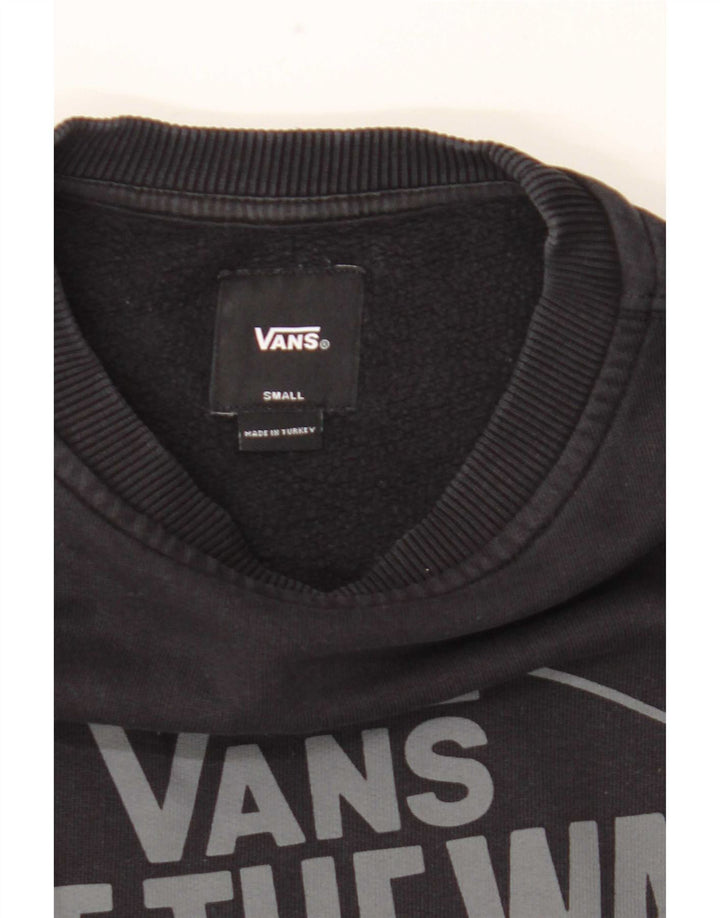 Vans Herre Grafisk Sweatshirt Jumper Lille Sort