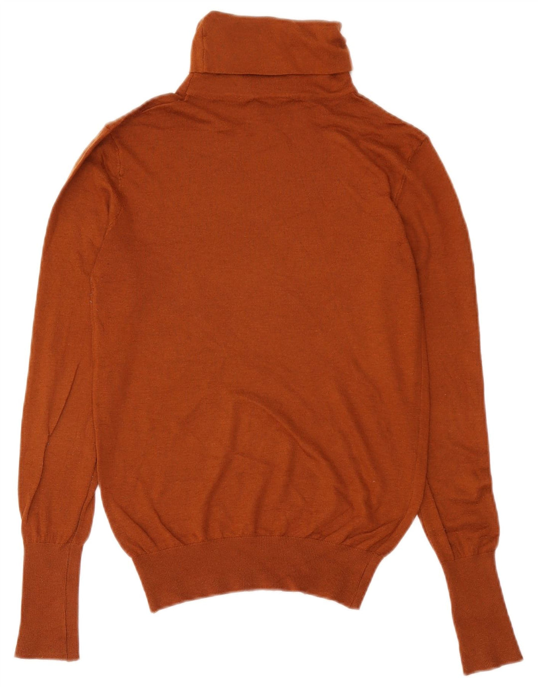 Zara Dame Rullehals Sweater UK 12 Medium Brun