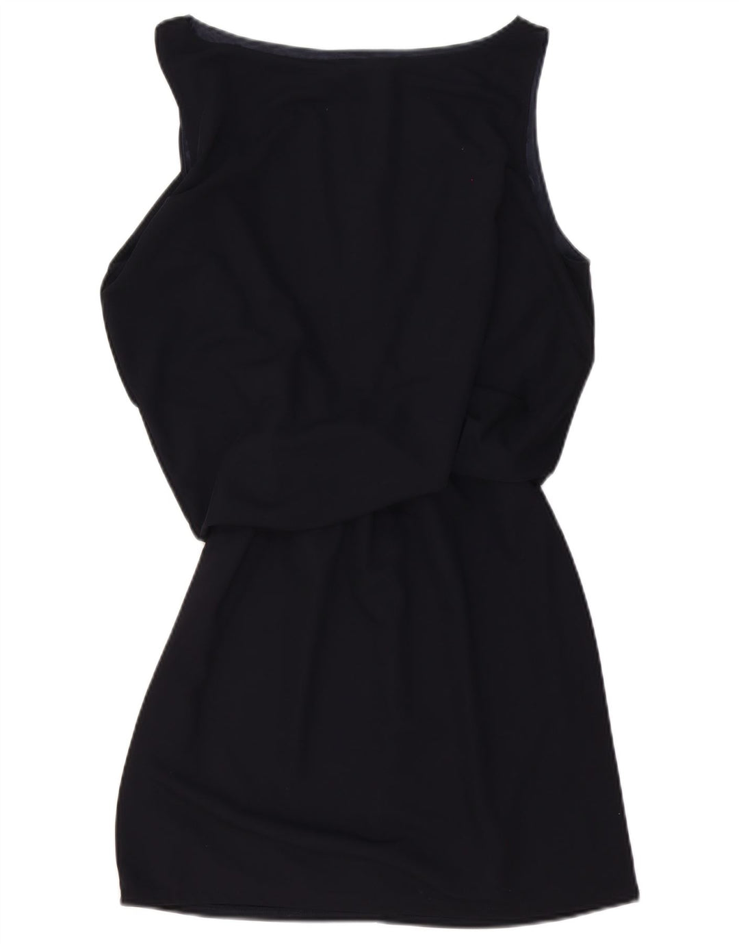 Zara Kvinders Ærmeløs Skede Kjole UK 14 Medium Navy Blue