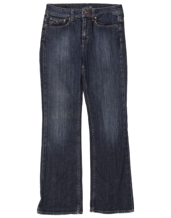 TOMMY HILFIGER Dame Bootcut Jeans W27 L30 Marineblå Bomuld