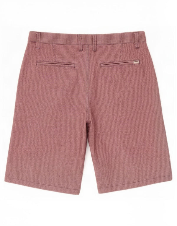 Vans Herre Chino Shorts Medium W32 Pink Stribet Bomuld