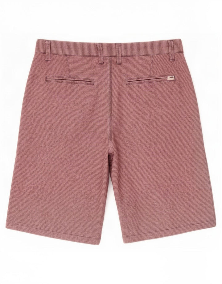 Vans Herre Chino Shorts Medium W32 Pink Stribet Bomuld