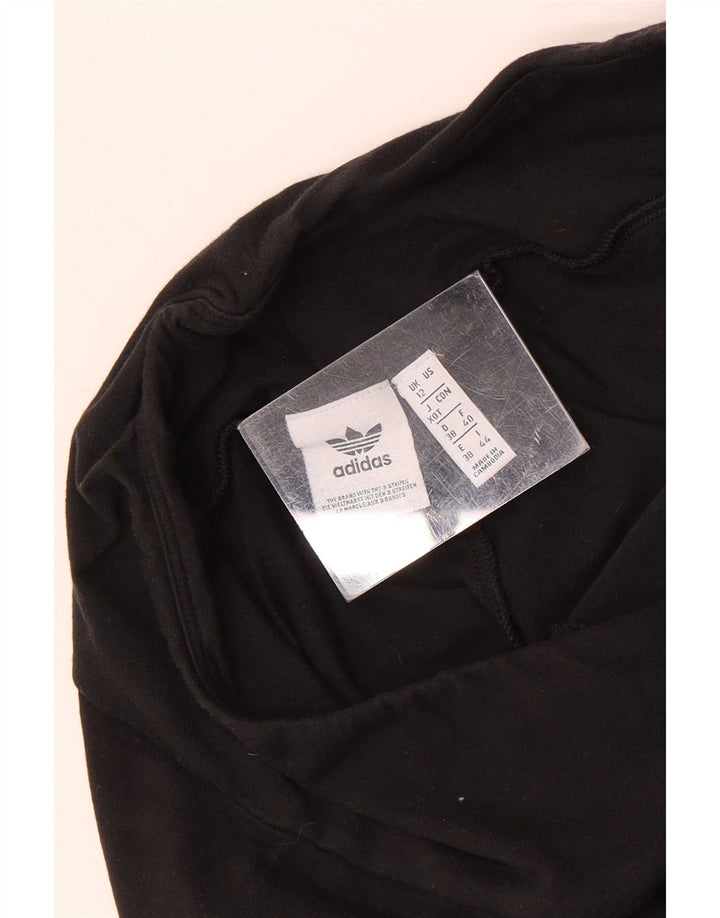 Adidas Dame Grafiske Leggings UK 12 Medium Sort