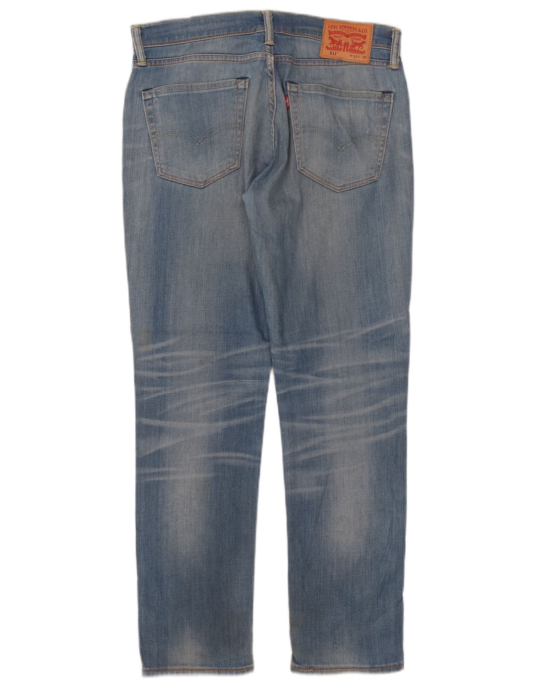 Levi's Herre 511 Slim Jeans W32 L30 Blå Bomuld