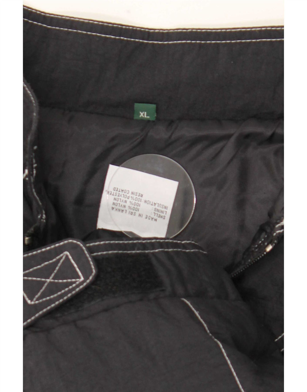 Formel 1 Herre grafisk racerjakke UK 42 XL sort ternet nylon