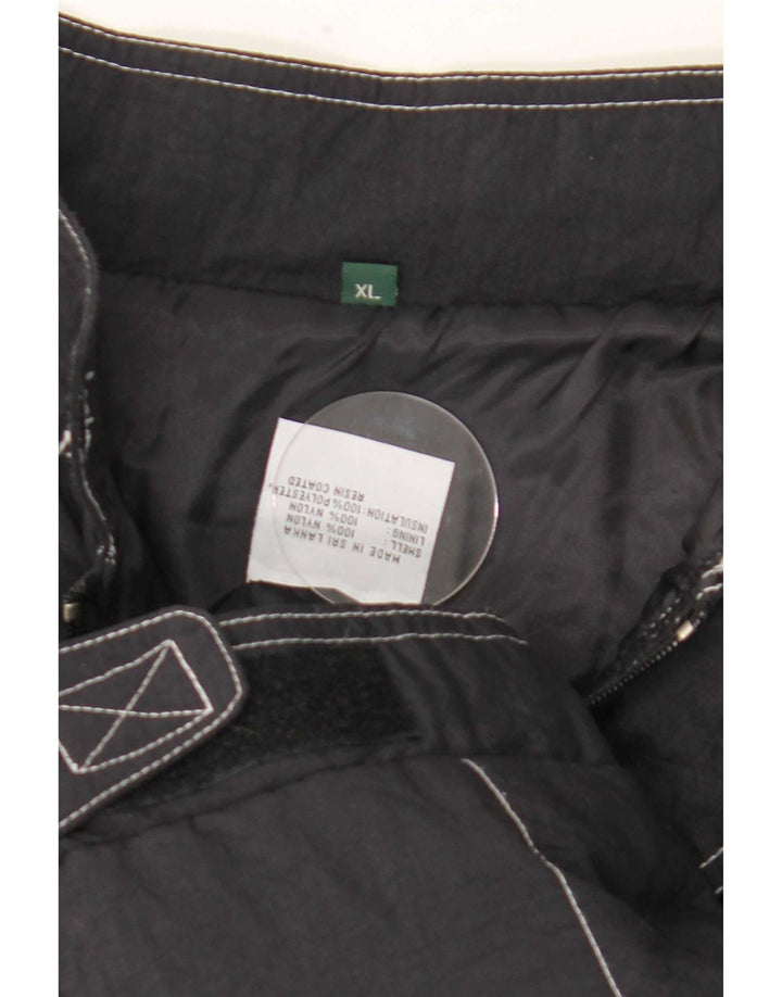 Formel 1 Herre grafisk racerjakke UK 42 XL sort ternet nylon