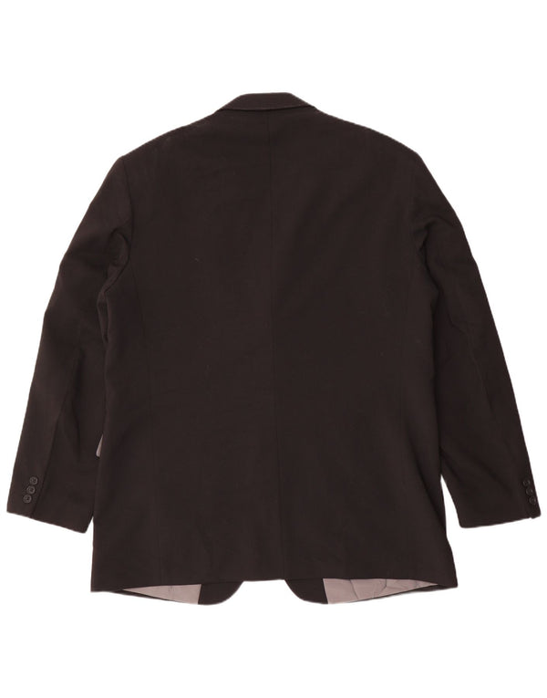Marks & Spencer Herre 3-knaps blazerjakke UK 44 XL Sort Polyester