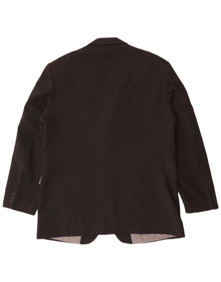Marks & Spencer Herre 3-knaps blazerjakke UK 44 XL Sort Polyester