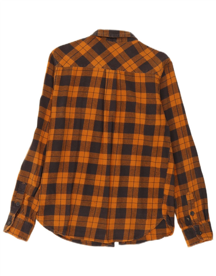 Mountain Warehouse Herre Flanelskjorte Medium Orange Ternet Bomuld