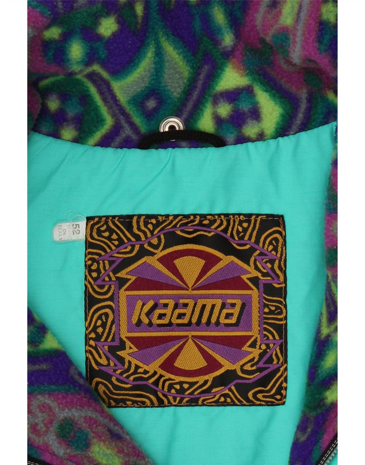 VINTAGE Mens Windbreaker Jacket IT 52 XL Turquoise Polyamide Vintage Vintage and Second-Hand Vintage from Messina Hembry 