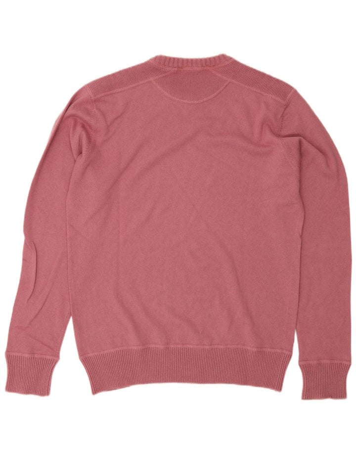 Gas Herre Crew Neck Jumper Sweater Large Pink Uld