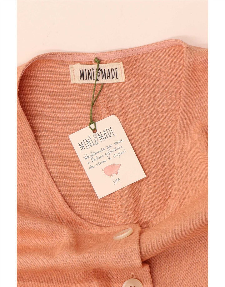 Vintage Jumpsuit til kvinder UK 10 Small Orange
