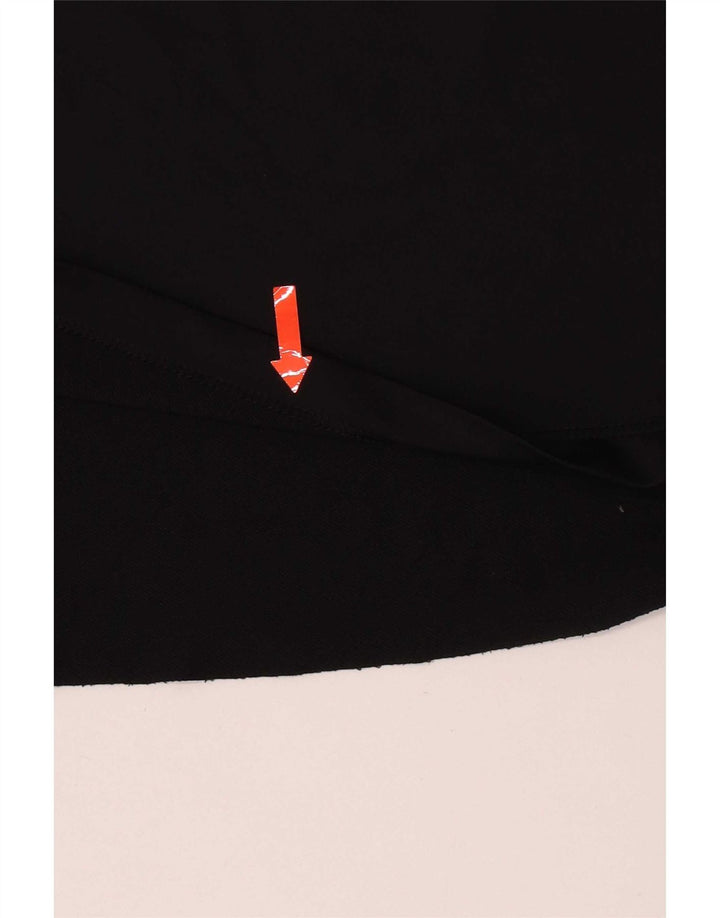 Nike Boys Zip Neck Regular Tracksuit Top 10-11 år Medium Black Sports