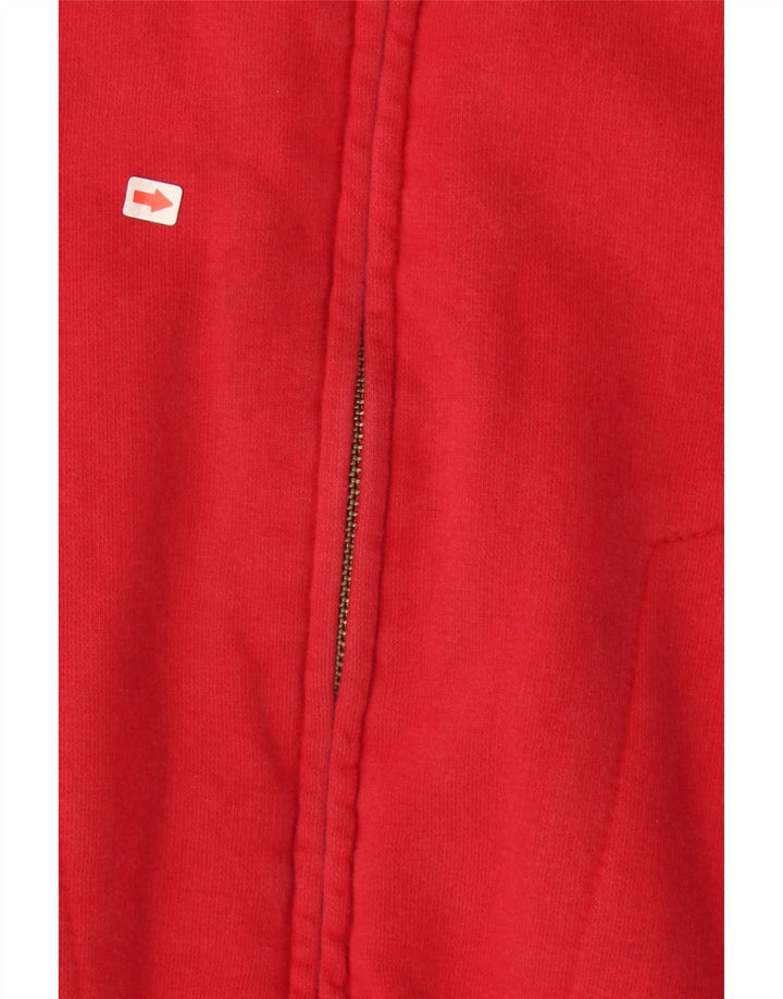 ANIMAL Boys Graphic Zip Hoodie Sweater 11-12 Years Medium Red Vintage Animal and Second-Hand Animal from Messina Hembry 
