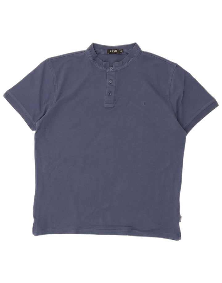 LIU JO Poloshirt til mænd Medium marineblå bomuld
