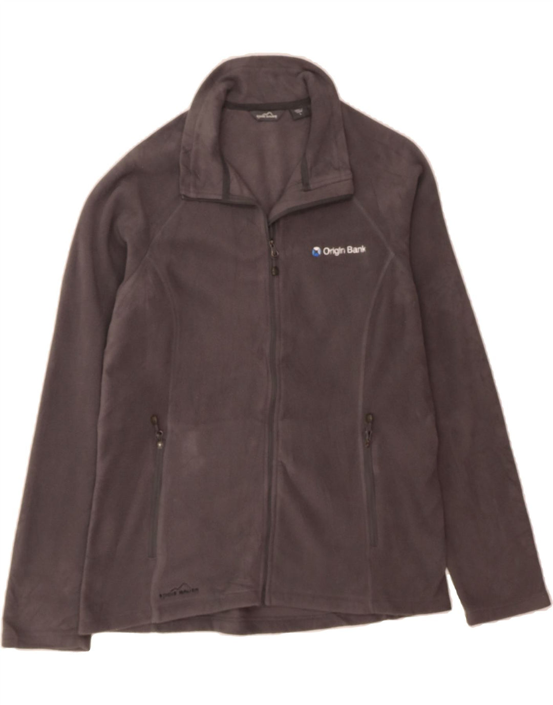 EDDIE BAUER Womens Fleece Jacket UK 16 Large Grey Polyester Vintage Eddie Bauer and Second-Hand Eddie Bauer from Messina Hembry 